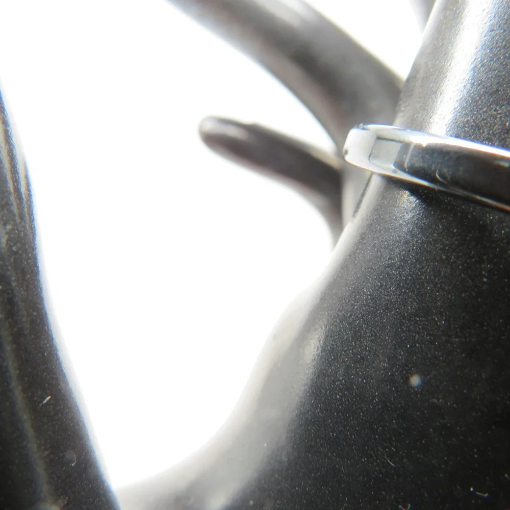 Unbranded Polished Gunmetal Hematite Style Non Magnetic Band Ring Size 9